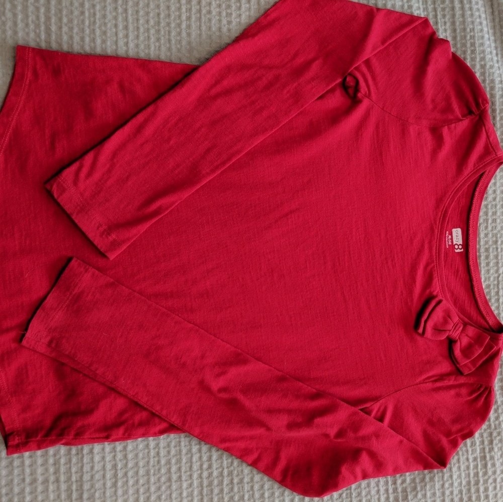 Crazy 8 Long Sleeve Shirt w/ Bow